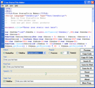Free StatusTitle Maker 6.1 screenshot